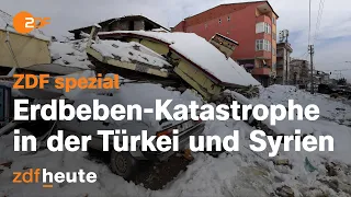 ZDF spezial: Tausende Tote nach Erdbeben-Katastrophe in der Türkei und Syrien