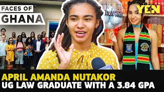 University of Ghana's most brilliant student; April Amanda Nutakor | #Yencomgh