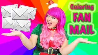 Opening Your Fan Mail | Custom Fan Art, Coloring & More! Prismacolor Pencils | KiMMi THE CLOWN