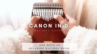 【1 HOUR】 Canon in D Relaxing Kalimba Cover for Sleeping, Studying, Relaxing