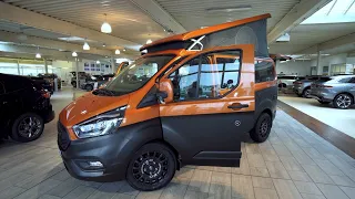 43.000 €! Motorhome van Ford Nugget L1 H1. Design Edition. OZ rims. Pop-up roof!