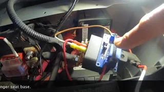 Underseat Sprinter electronics & three battery connection