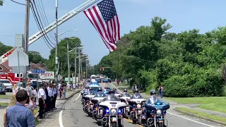 Police procession for Sgt. Jason Sturgis