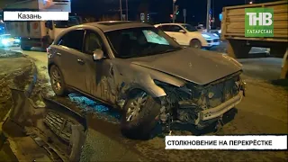 🚦 Крупная авария на перекрестке улиц Большая Крыловка и Вахитова * Казань | ТНВ