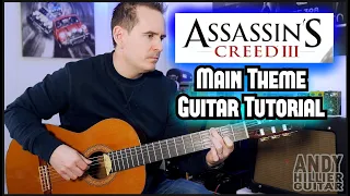 Assassin's Creed 3 Main Theme Guitar Tutorial Lesson