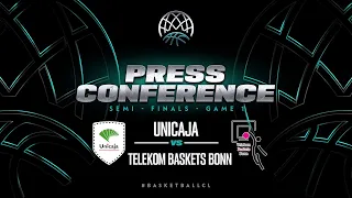 Unicaja v Telekom Baskets - Press Conference | Basketball Champions League 2022/23