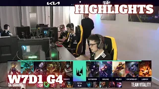 SK Gaming vs Vitality - Highlights | Week 7 Day 1 S11 LEC Spring 2021 | SK vs VIT