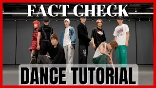 NCT 127 - 'Fact Check' Dance Practice Mirrored Tutorial (SLOWED)