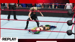 FULL MATCH - Alexa Bliss Vs Asuka Monday Night Raw: January 18 2021 WWE2K20 HD