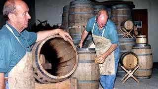 Jose, the COOPER. Artisanal elaboration of BARRELS AND CASKS to store the wine | Documentary film