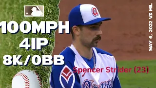 Spencer Strider (23) | May 6, 2022 | MLB highlights