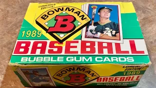 1989 BOWMAN BOX OPENING (Throwback Thursday)