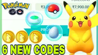 6 New Pokémon go promo codes december 2021