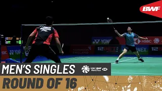 YONEX All England Open 2022 | Jonatan Christie (INA) [7] vs Kunlavut Vitidsarn (THA) | Round of 16