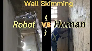 DaFangAI - How do wall finishing robot improve productivity compared with human labor?