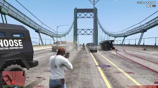 GTA 5 - Bridge Rampage + Six Star Escape