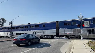 Amtrak CDTX 2120 #761 Pacific Surfliner, Tapo Canyon Rd. Railroad Crossing, Simi Valley, CA