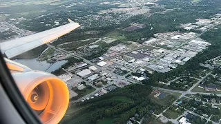 {4K} SCREAMING TOGA THRUST Traverse City Takeoff ~ American Airlines ~ Airbus A321-211 ~ TVC