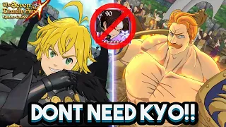 NO KYO?! NO PROBLEM! USE THIS TRAITOR MELIODAS TEAM TO DO MASSIVE DAMAGE! | 7DS: Grand Cross