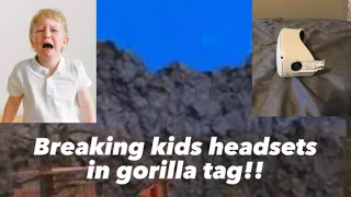 Making Kids Break Their Headset In Gorilla Tag
