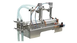 Manual pneumatic type liquid filling machine for liquid semi automatic  bottle filling system