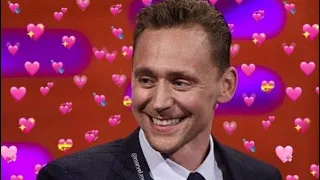 Tom Hiddleston being adorable for 16 minutes straight