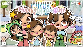 WINTER FAMILY MORNING ROUTINE🌷✨||*with voice🔊*||Avatar World