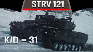 РЕЗУЛЬТАТИВНЫЙ ОБЗОР STRV 121 в War Thunder #warthunder