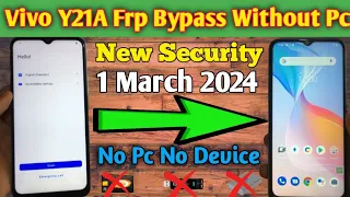 How To Frp Bypass Vivo (Y21A V2149) Without Pc | Vivo Y21A Frp Bypass Android 12