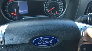 Режим самодиагностики Ford Mondeo 4. Активация режима самодиагностики.