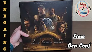 Unboxing of Dune: A Game of Conquest and Diplomacy - Love 2 Hate