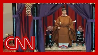 Japan's new emperor formally takes the throne