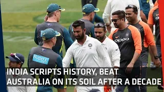India Wins First Test Match On Australian Soil After 10 Years