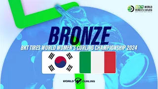 KOREA v ITALY - BKT Tires World Women's Curling Championship 2024 - Highlights