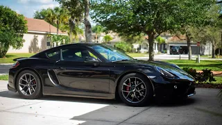 Straight piped 981 Porsche Cayman S