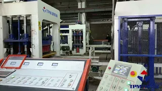 Successful installation of 2 sets TPM8000 Concrete Brick Machines in Fuzhou City, China