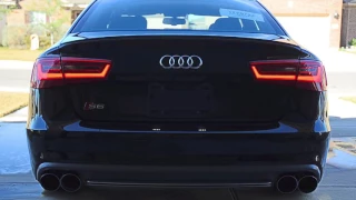 2013 Audi S6 AWE Track Exhaust Semi-Warm Start and Revs