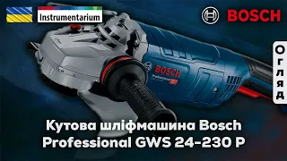 Кутова шліфмашина Bosch Professional GWS 24-230 P (арт. 0601893F00)