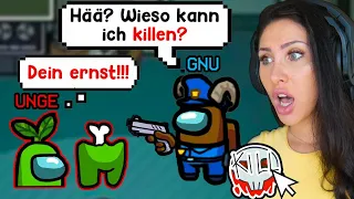 Officer Gnu macht aus Versehen den krassesten Move gegen Unge! Among us ft. @ungespielt @Mexify