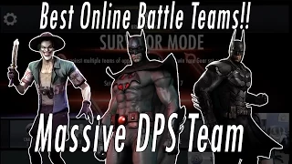 HEAVY Damage Team - Best DPS Online Battle Team & Gear! Injustice Gods Characters Flashpoint Batman