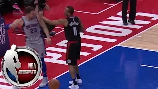 Blake Griffin gets tech in first game vs. Clippers after scuffle with Avery Bradley | ESPN