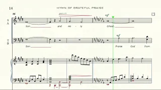 Hymn of grateful Praise [SATB] | Bass + Accompaniment