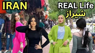 Real life inside Iran 2024 and walking in old street of Shiraz🇮🇷