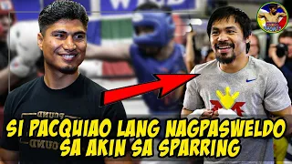 MIKEY GARCIA SINABING si MANNY PACQUIAO ang UNANG NAGPA-SWELDO sa kanya  sa SPARRING