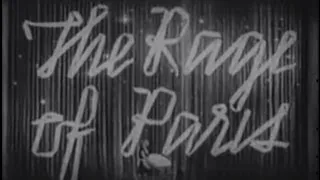 The Rage of Paris (1938) [Comedy]