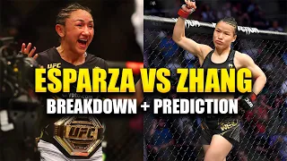 Carla Esparza vs Weili Zhang Prediction - UFC 281