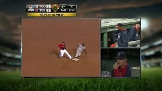 HOU@BOS: Red Sox challenge play in the 8th
