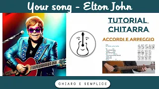 Your song (Elton John) - Tutorial Accordi Chitarra