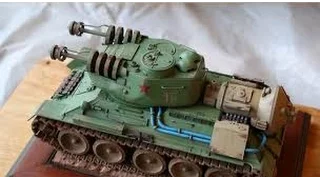 Супер танк т34-85,танк победы нагибает и сейчас.Super Tank t 34-85 victory tank bends and now.