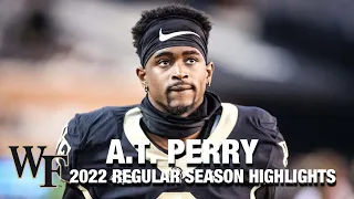 A.T. Perry 2022 Regular Season Highlights | Wake Forest WR